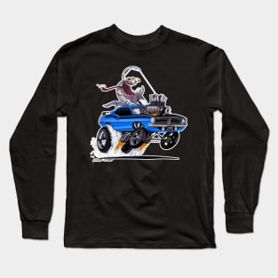 FISHTAILIN 1970 HEMI 'cuda blue Long Sleeve T-Shirt